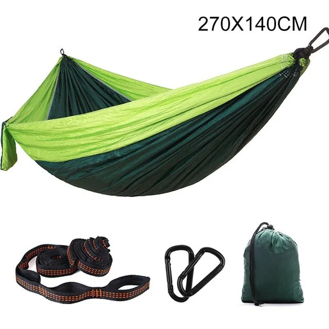 1-2 Person Portable Outdoor Camping Hammock with Mosquito Net