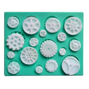 1PC Silicone Gear Mold, Steampunk Mold, Diy Chocolate Mold Cake Decoration Mold 10373950