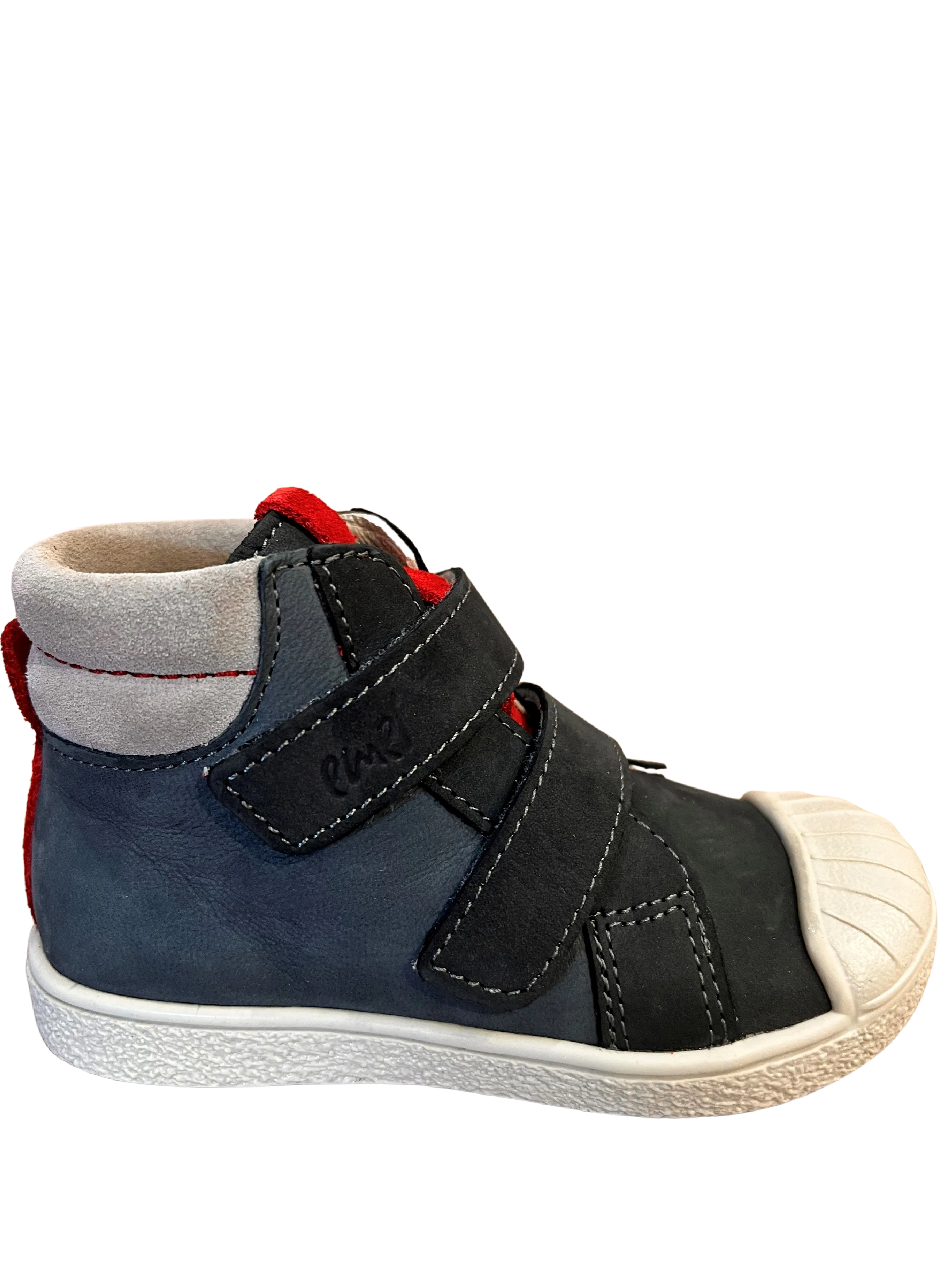 (2758A-3) Emel first velcro shoes -Blue