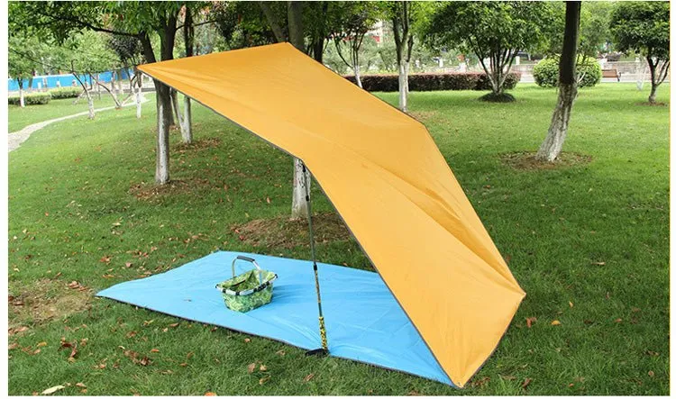 Abri solaire ultra-léger & imperméable pour le camping et la plage Shine Trip - Bluefield