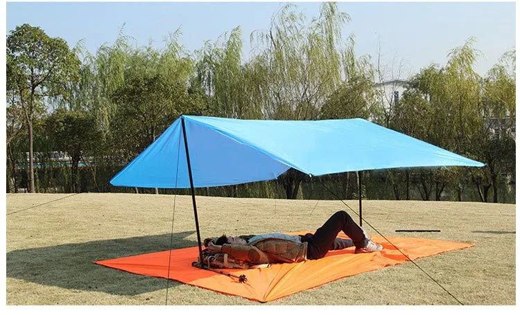 Abri solaire ultra-léger & imperméable pour le camping et la plage Shine Trip - Bluefield