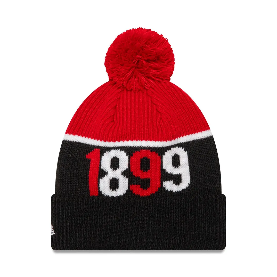 AC Milan Sport Black Bobble Knit Beanie Hat