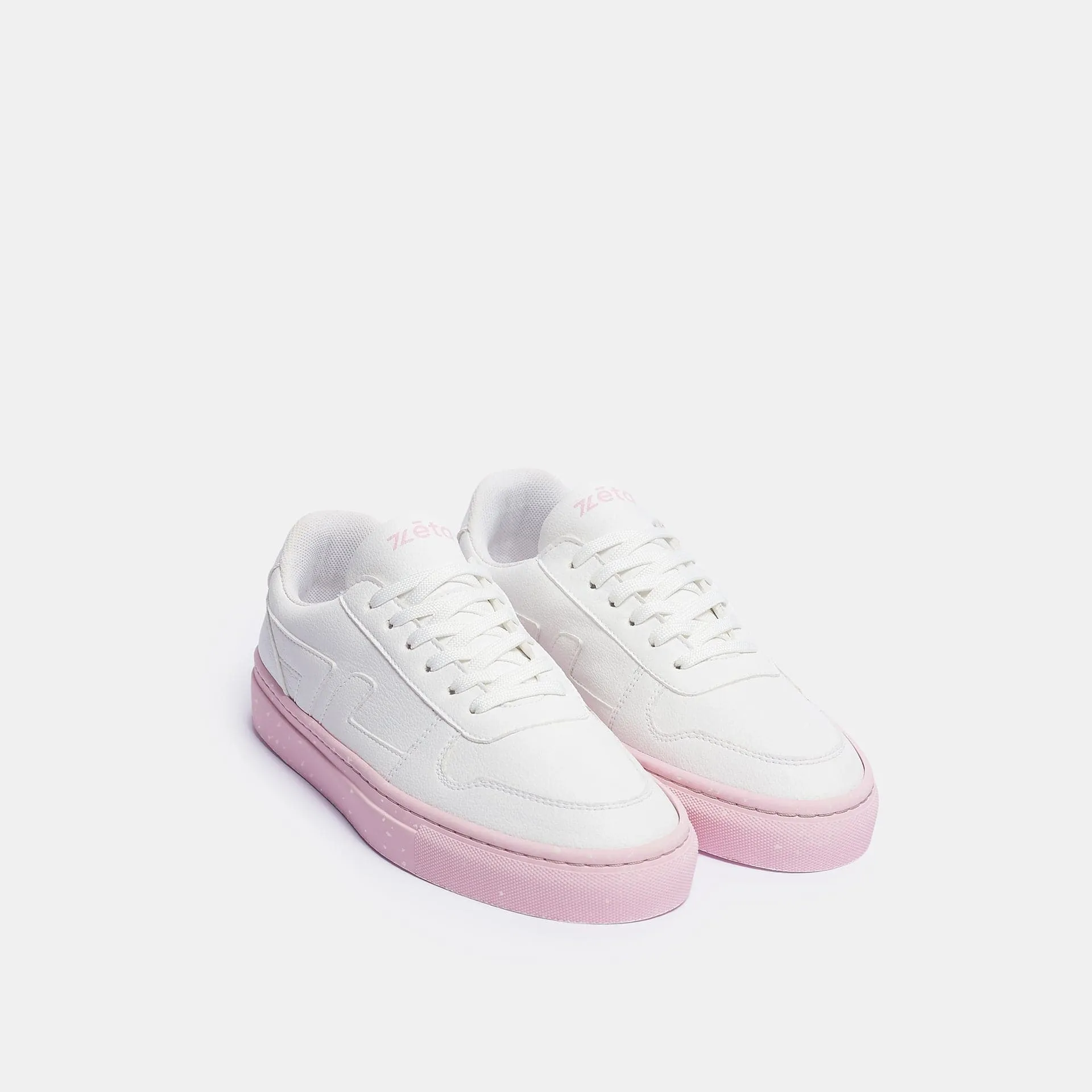 Alpha Grape Leather Vegan Sneakers | Bicolors Rose