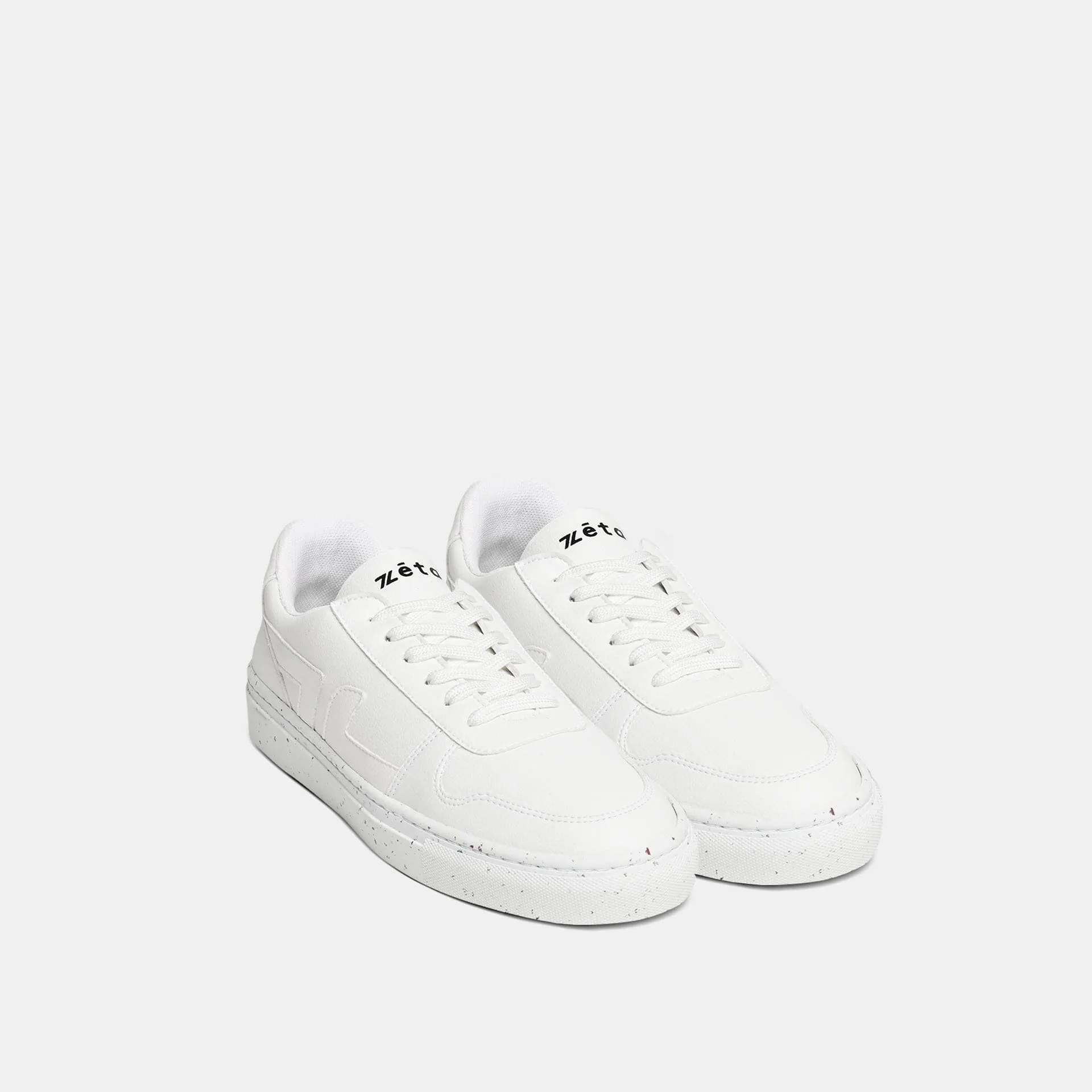 Alpha Grape Leather Vegan Sneakers | White