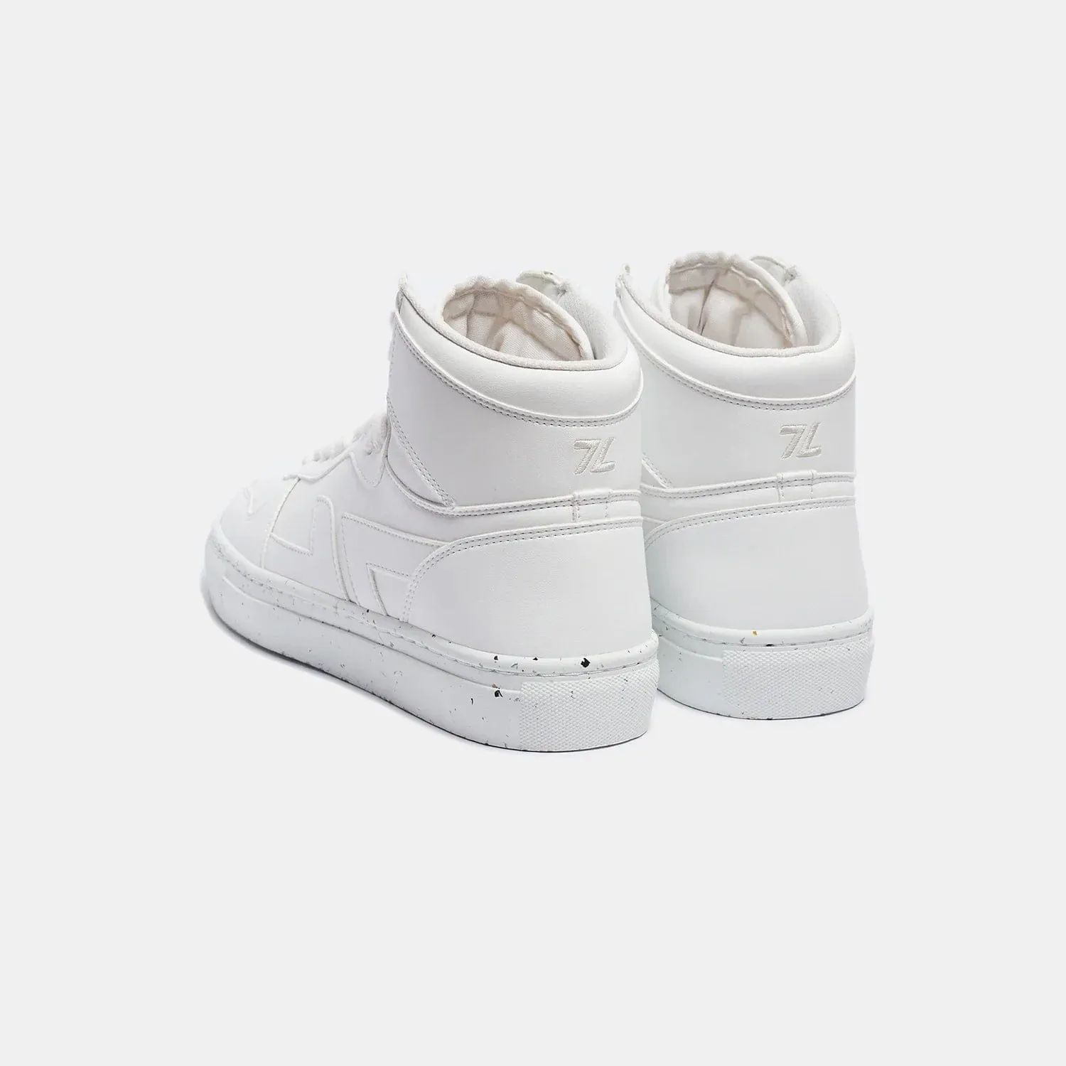 Alta Unisex High Top Vegan Sneakers | White