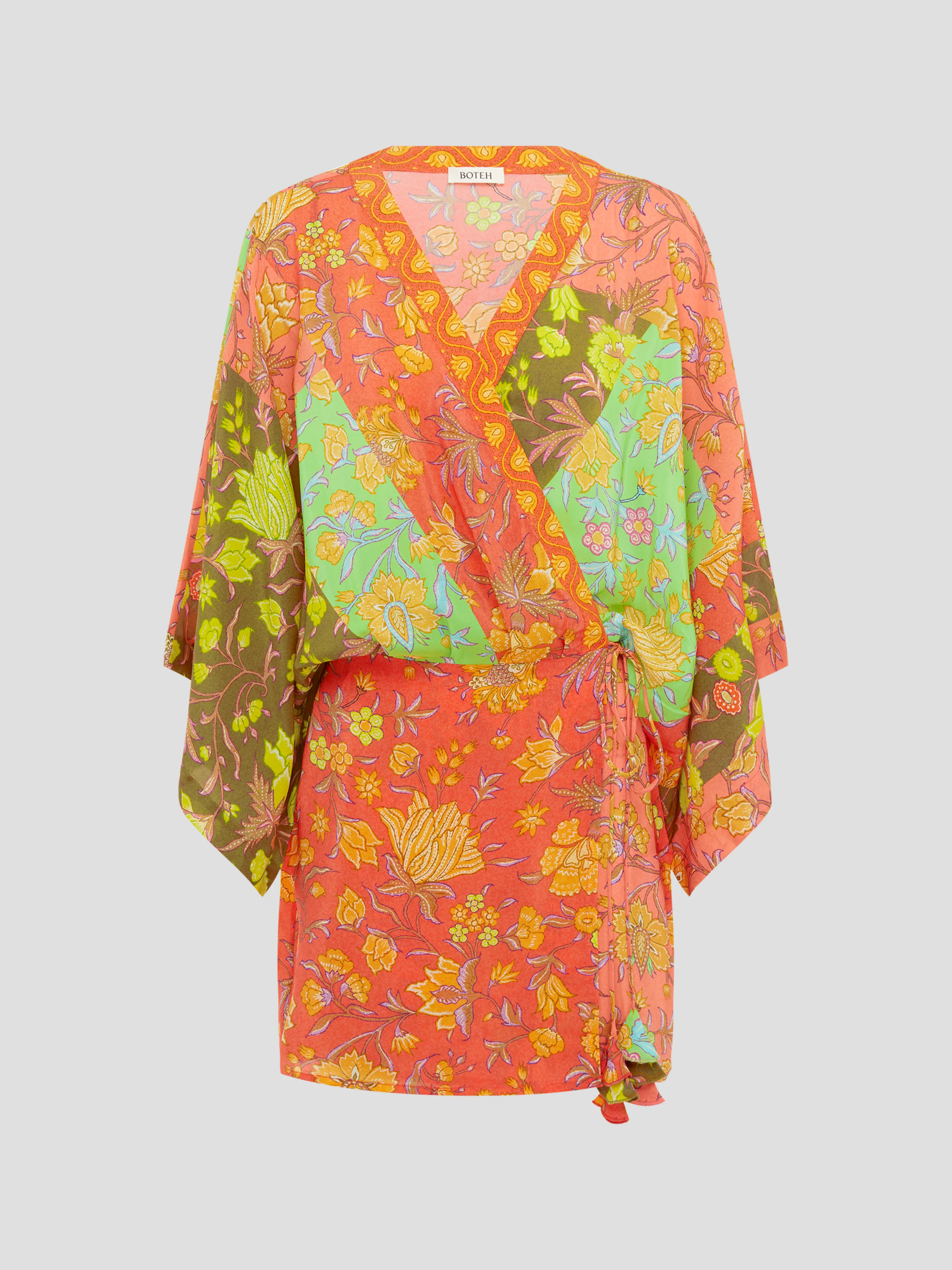 Alvita Silk Robe Mini Dress