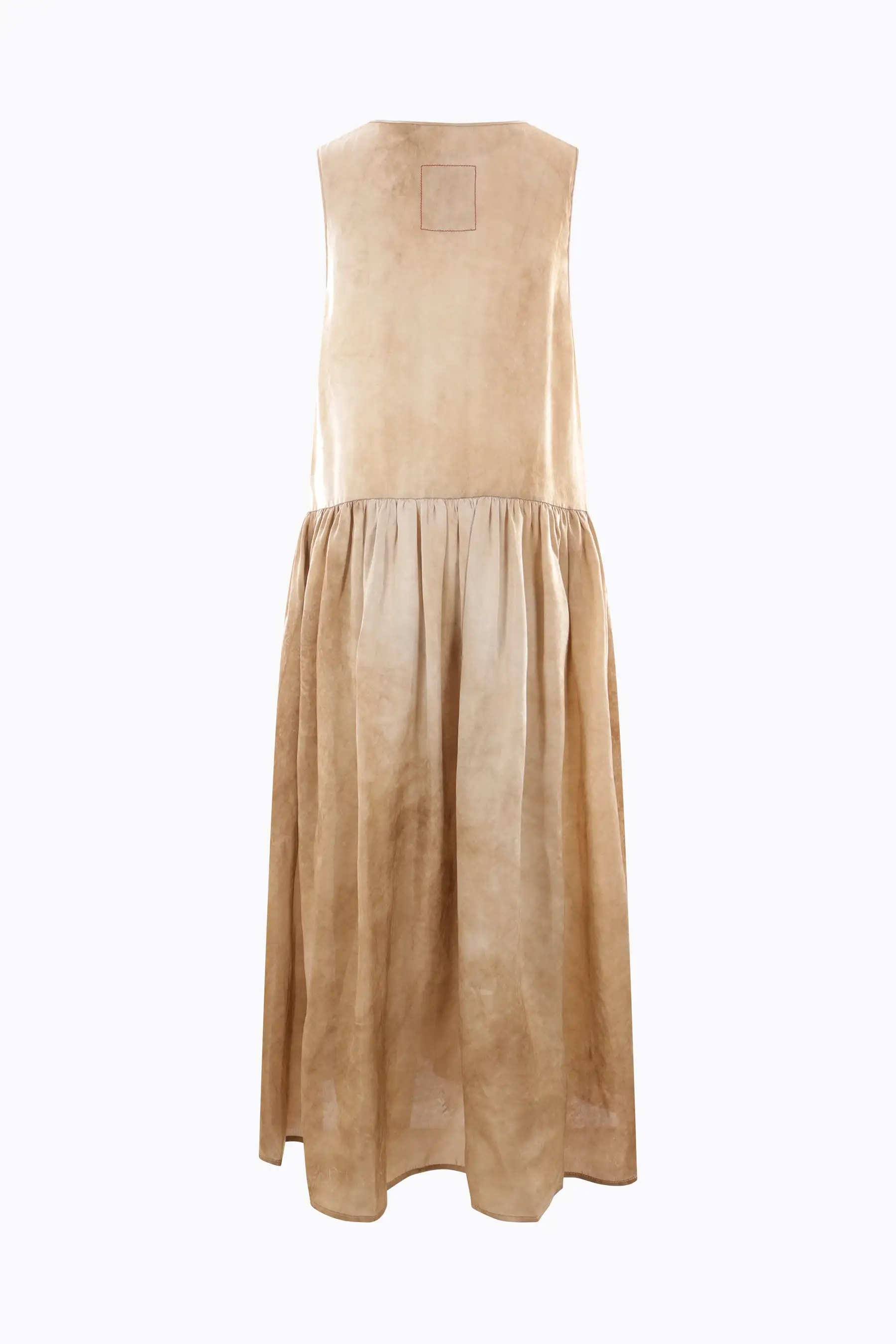 Ardal cupro oversized sleeveless dress