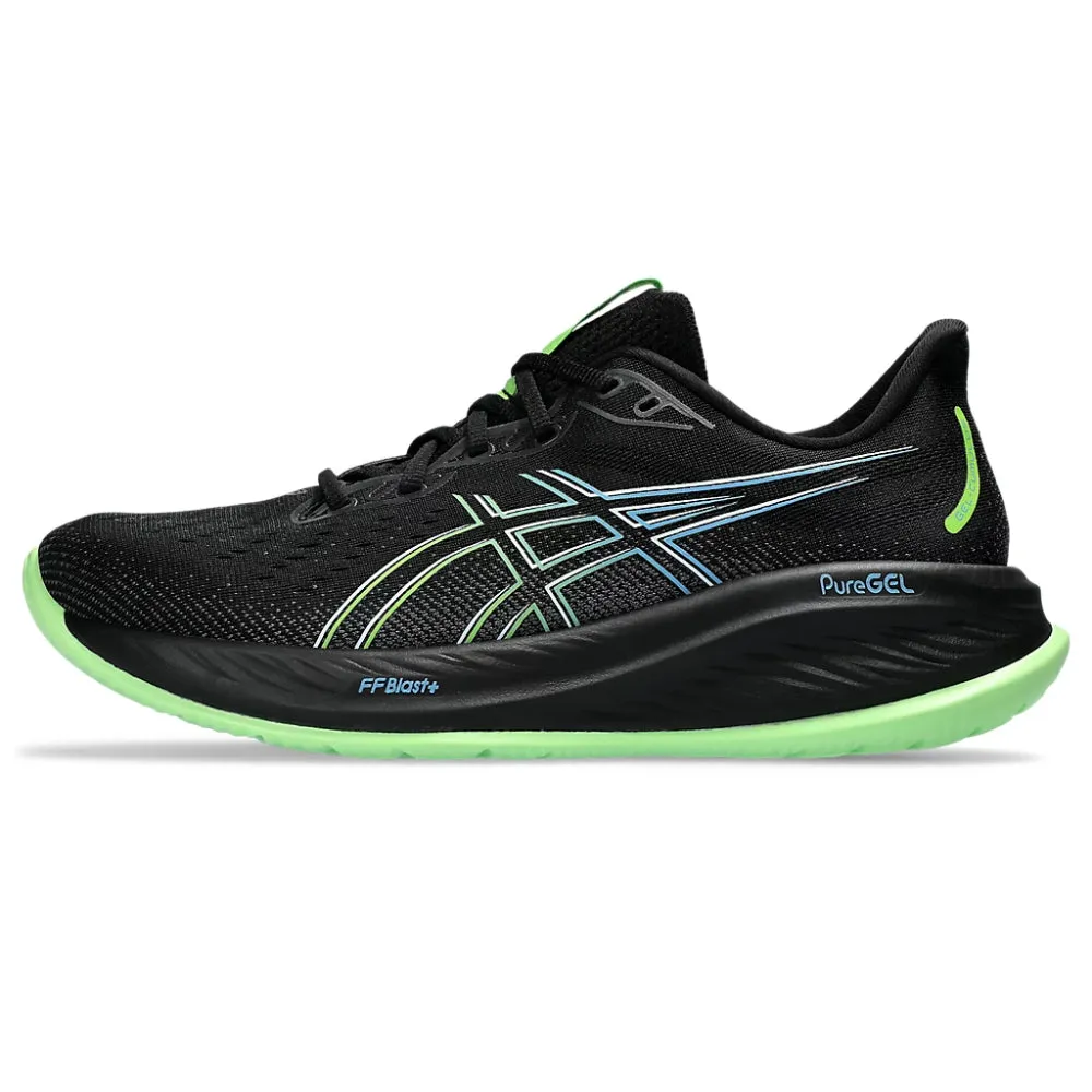 ASICS Men's Gel-Cumulus 26 Running Shoe (Black/Electric Lime)