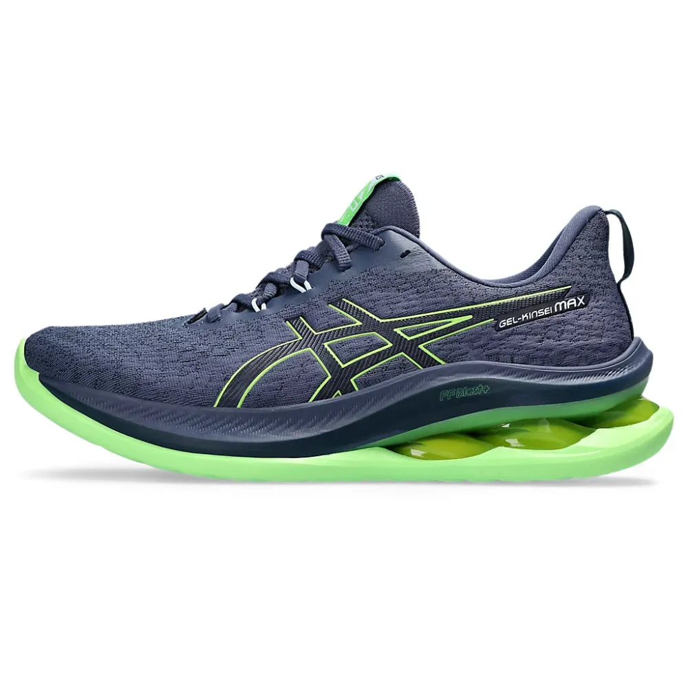 ASICS Men's Gel-Kinsei Max Running Shoe (Thunder Blue/Electric Lime)