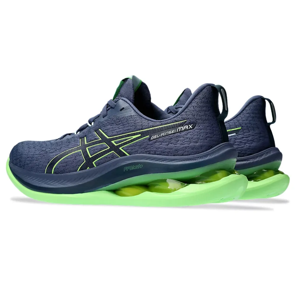 ASICS Men's Gel-Kinsei Max Running Shoe (Thunder Blue/Electric Lime)