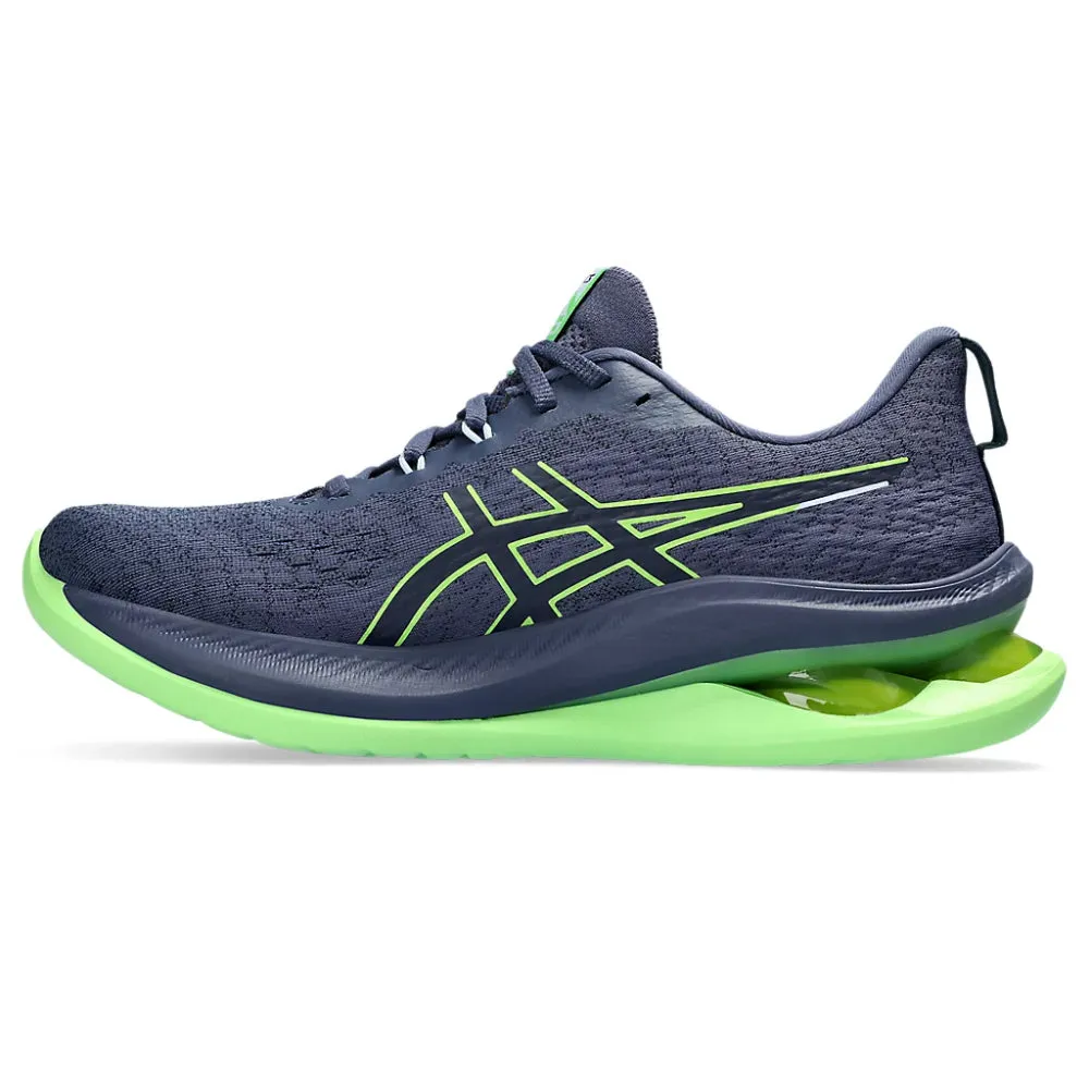 ASICS Men's Gel-Kinsei Max Running Shoe (Thunder Blue/Electric Lime)