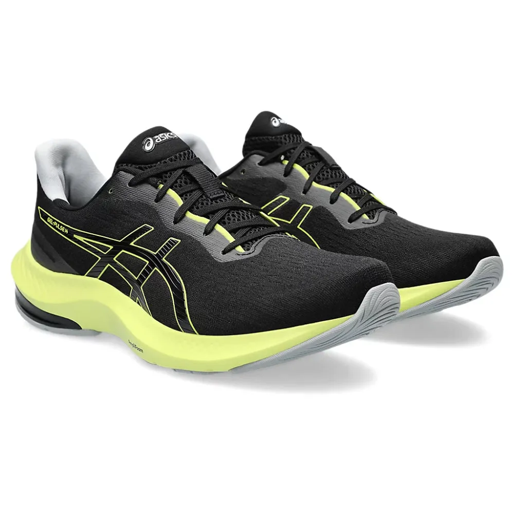 ASICS Men's Gel Pulse 14 Running Shoe (Black/Glow Yellow)