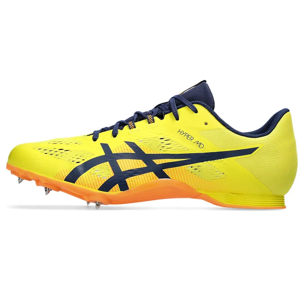 ASICS Men's Hyper MD 8 Running Shoe (Bright Yellow/Blue Expanse)