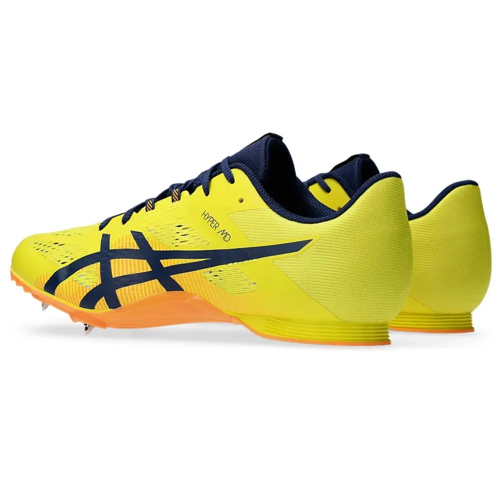 ASICS Men's Hyper MD 8 Running Shoe (Bright Yellow/Blue Expanse)