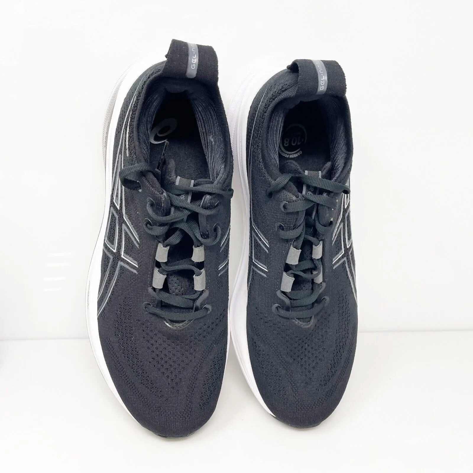 Asics Womens Gel Nimbus 26 1012B601 Black Running Shoes Sneakers Size 10