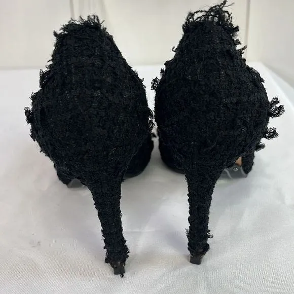 Balmain BlackTweed Pumps