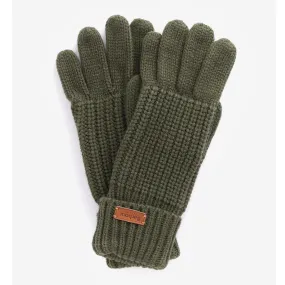 Barbour Saltburn Knit Glove in Olive LGL0132