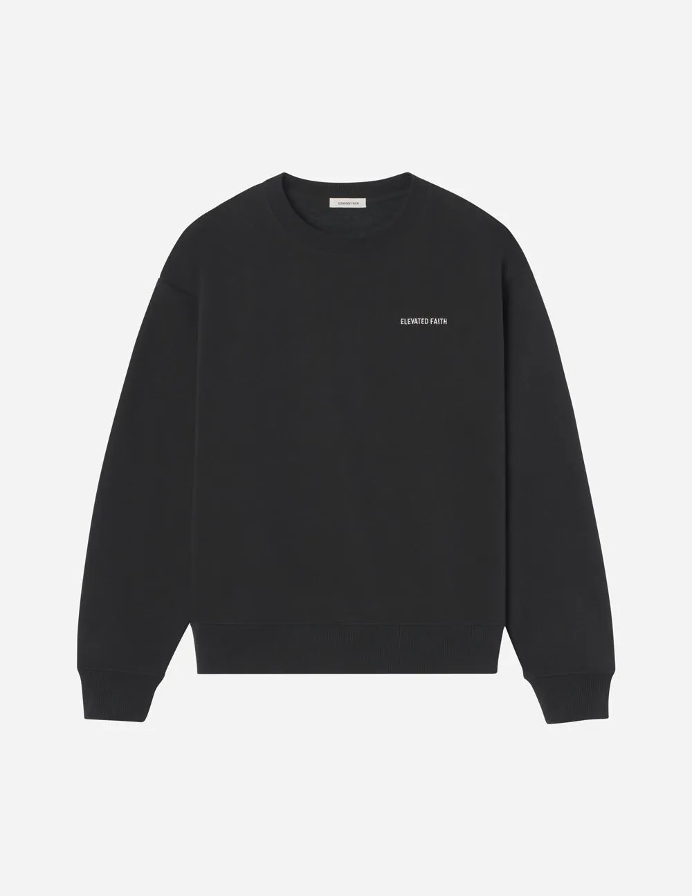 Basics Black Unisex Crewneck