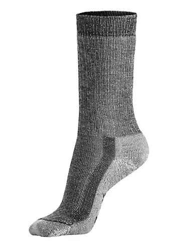 Bench Pack of 2 Wool Blend Ankle Socks | Grattan