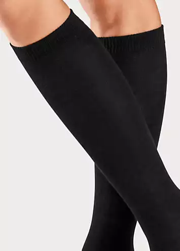 Bench Pack of 3 Wool Blend Knee Socks | Grattan