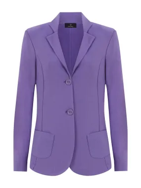 Blazer in Eco Techno Fleece - Passion Flower