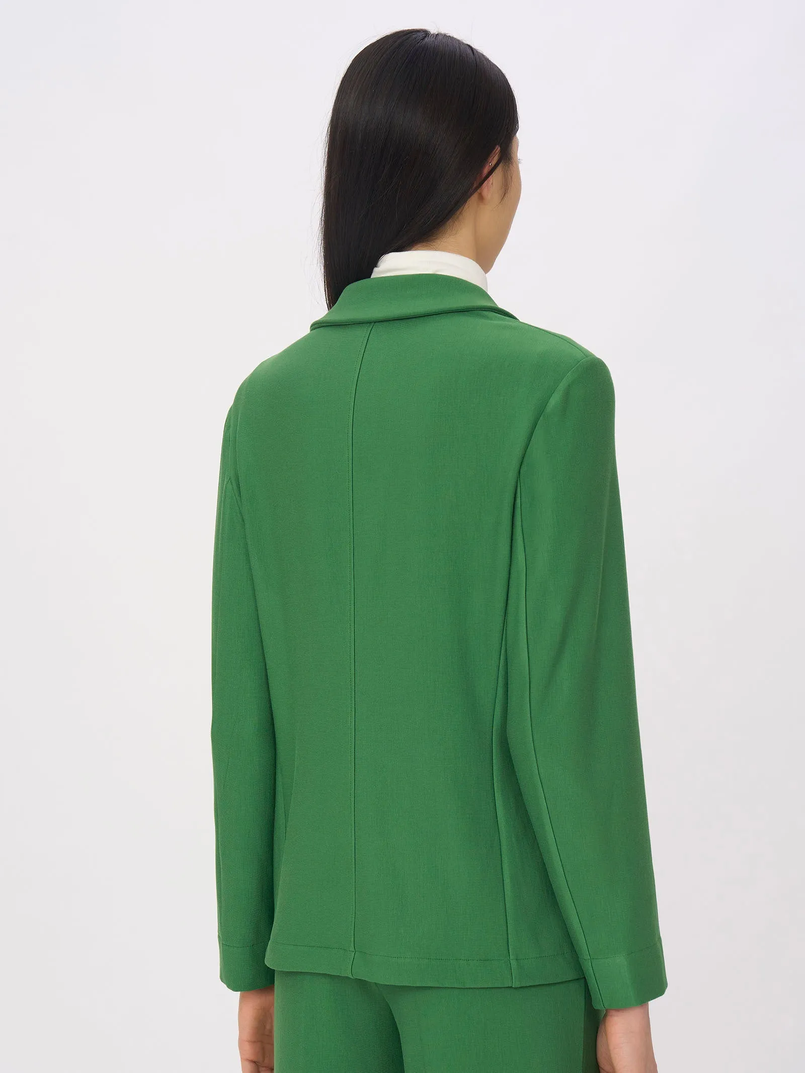 Blazer in Eco Techno Fleece - Passion Flower