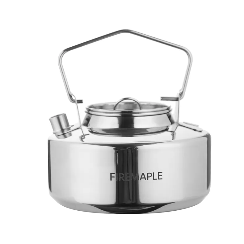 Bouilloire / théière de camping en acier inoxydable (Inox) de haute qualité 0,8l / 295g Fire-Maple - S304