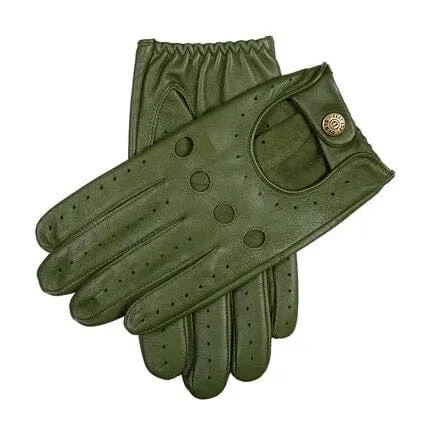 British Racing Green Leather Driving Glove