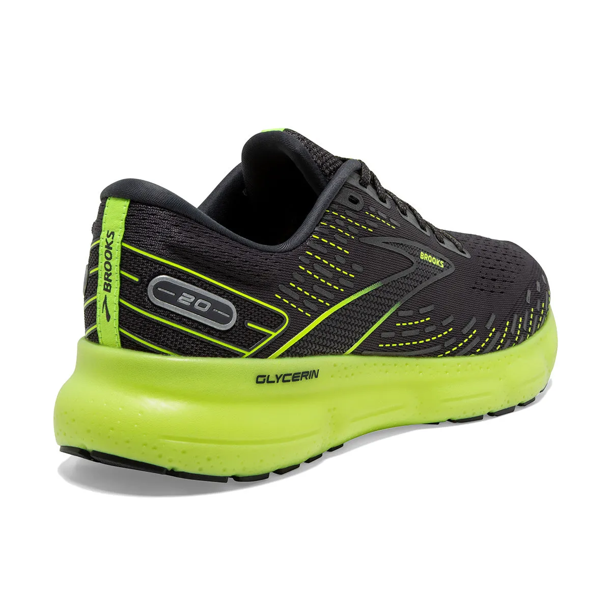 Brooks Glycerin GTS 20 Womens | Ebony/nightlife