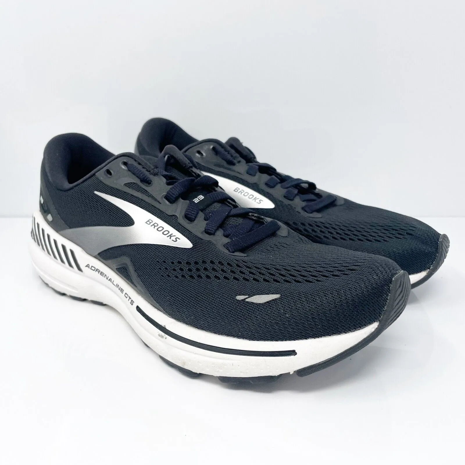 Brooks Womens Adrenaline GTS 23 1203811D004 Black Running Shoes Sneakers 8.5 D