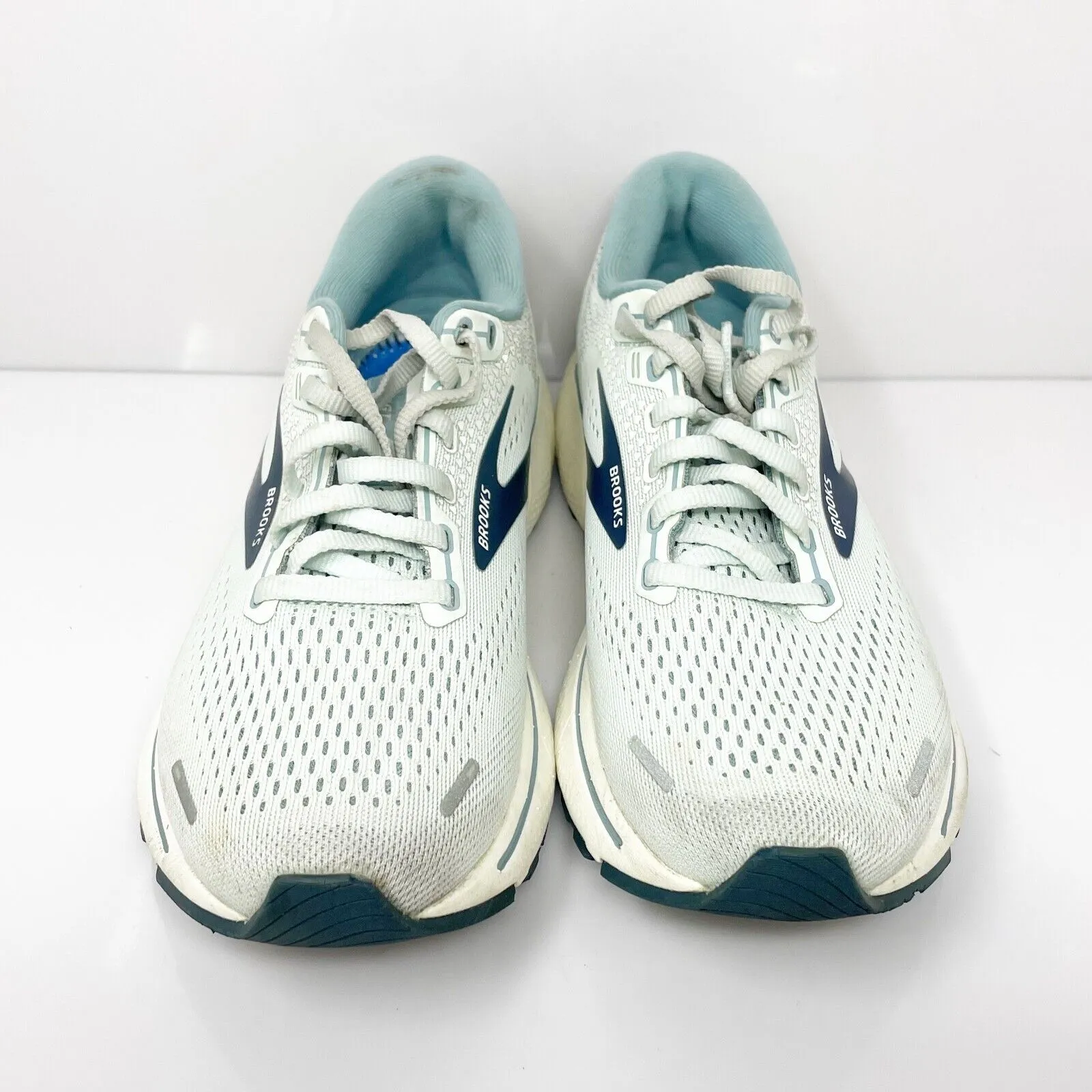 Brooks Womens Ghost 14 1203561B317 Blue Running Shoes Sneakers Size 7 B