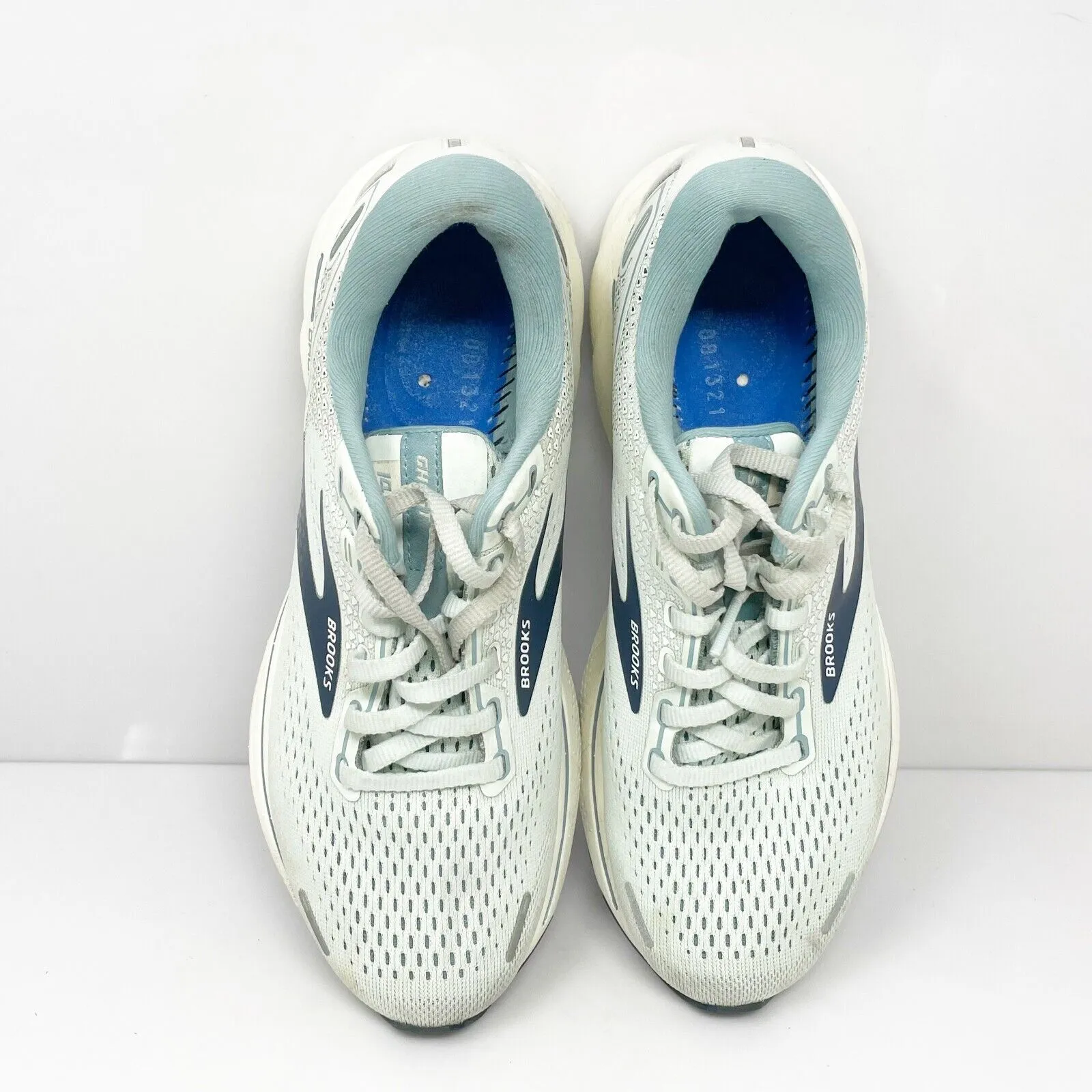 Brooks Womens Ghost 14 1203561B317 Blue Running Shoes Sneakers Size 7 B