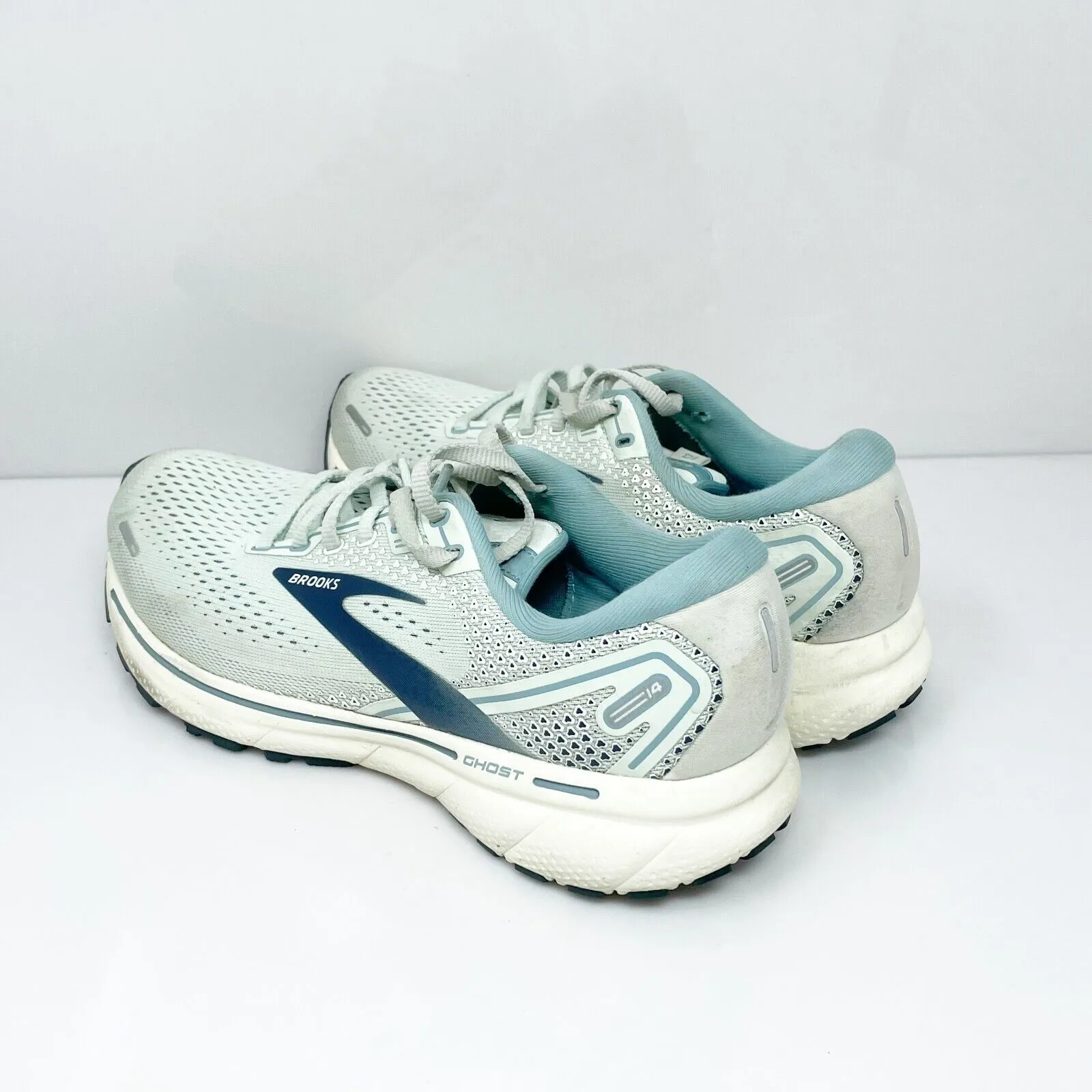 Brooks Womens Ghost 14 1203561B317 Blue Running Shoes Sneakers Size 7 B