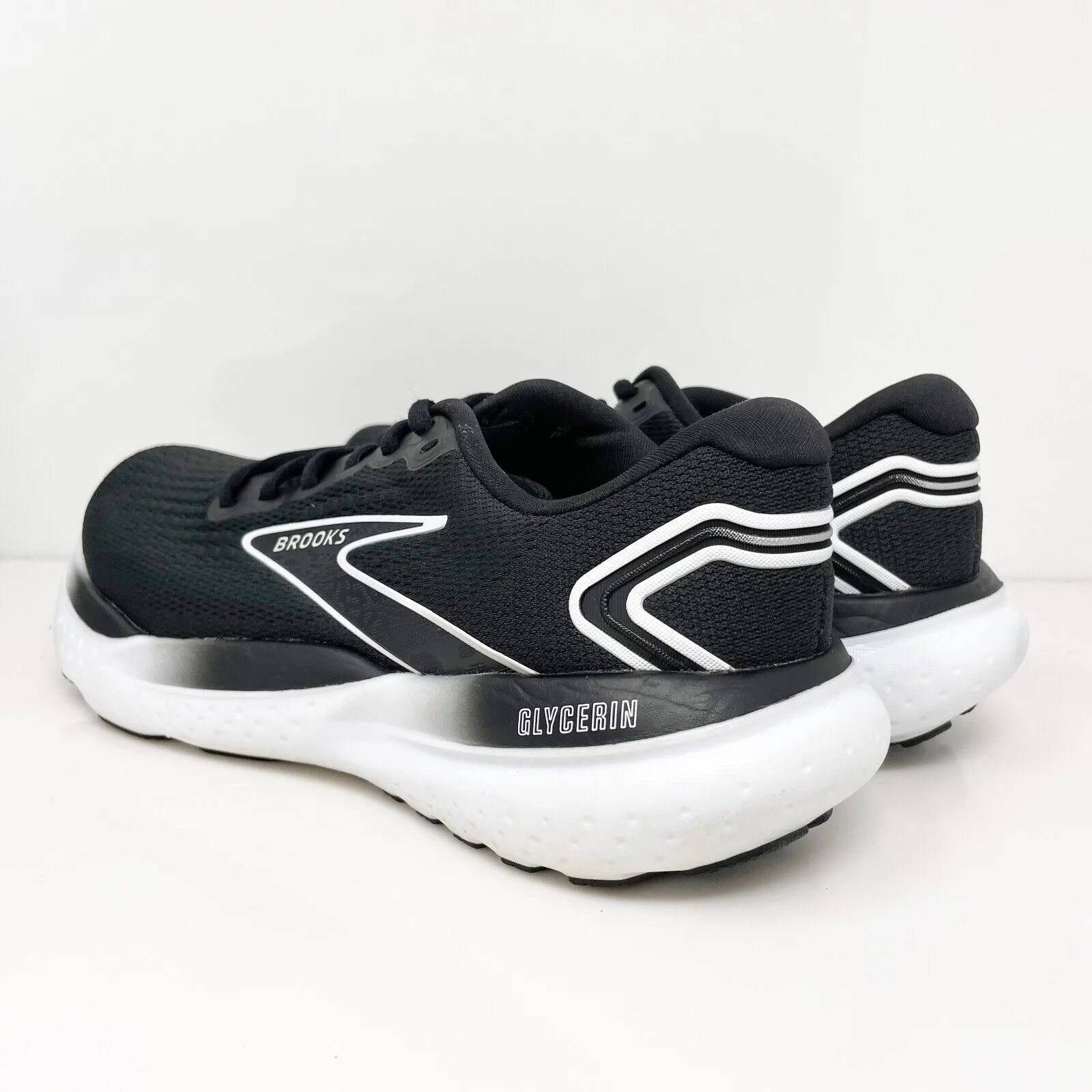 Brooks Womens Glycerin 21 1204081B090 Black Running Shoes Sneakers Size 7 B