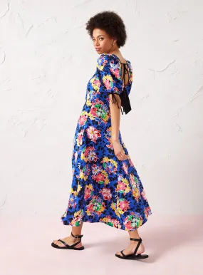 Buy EVERBELLE Floral Revere Tie Back Midaxi Dress 20 | Dresses | Tu