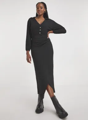 Buy SIMPLY BE Treebark Wrap Midi Dress 12 | Dresses | Tu