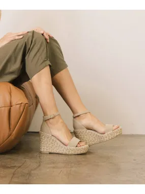 Cam Wedge Heel - Taupe