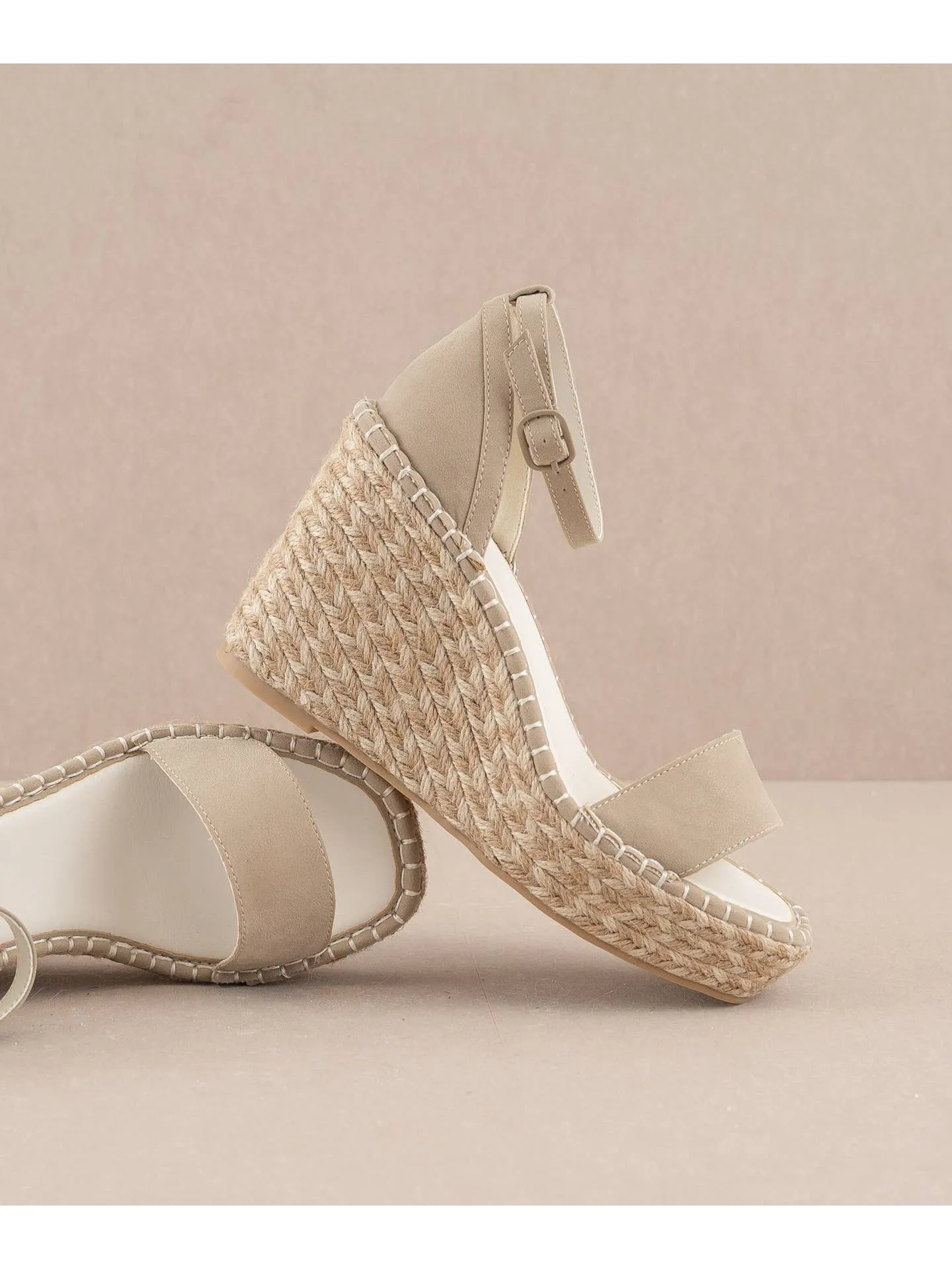 Cam Wedge Heel - Taupe