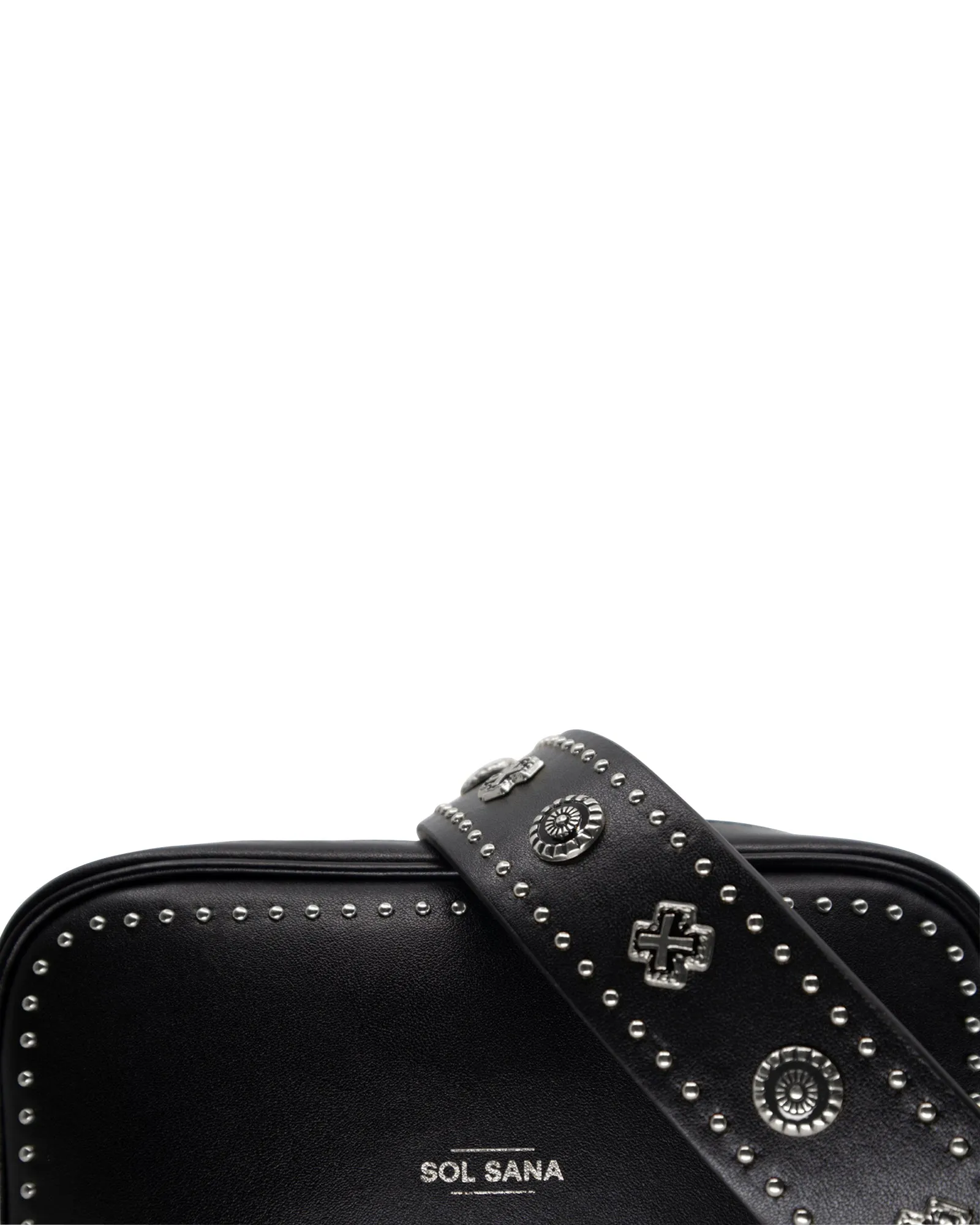 Camera Bag Studded - Black / Silver