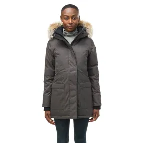 Carla Women's Parka CH Steel Grey