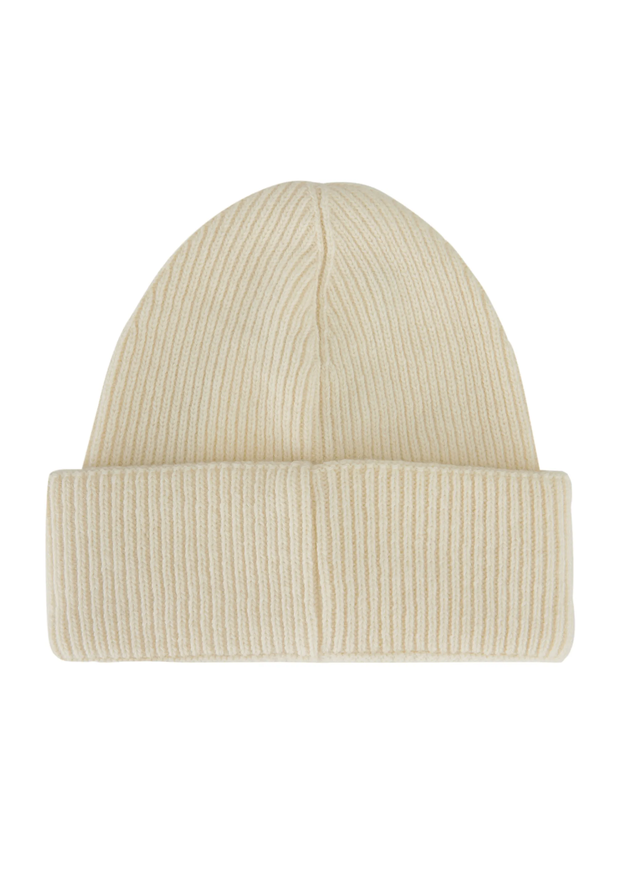 Cashmere and wool beanie NIANI in CREAM