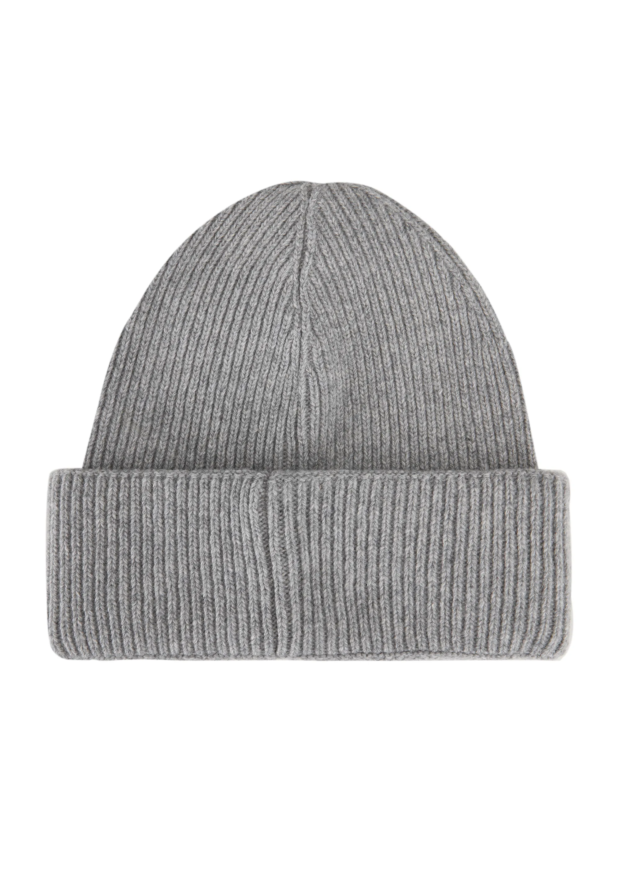 Cashmere and wool beanie NIANI in GREY