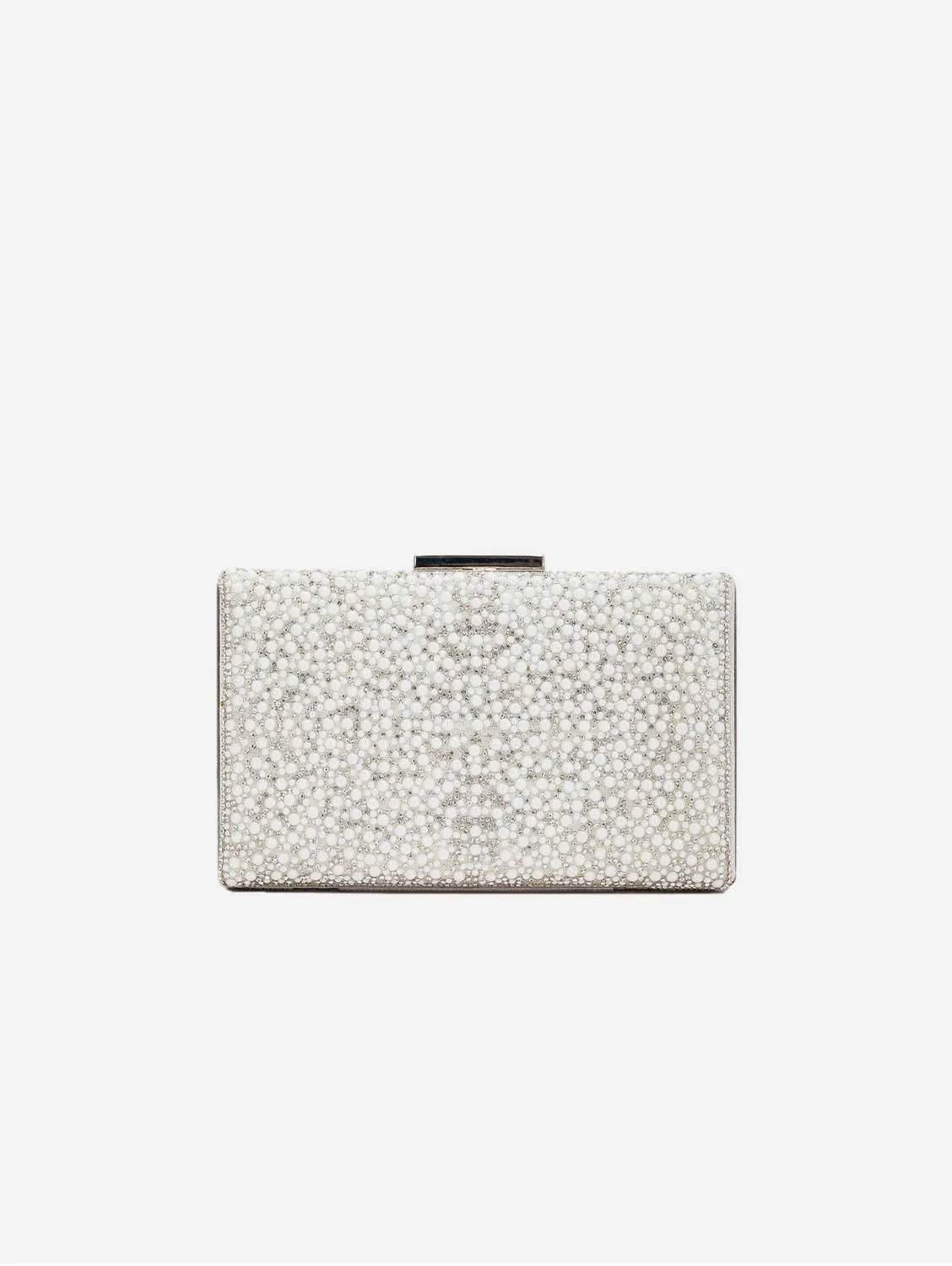 Clara Vegan Pearl Bridal Clutch | Ivory