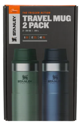 CLASSIC TRIGGER-ACTION TRAVEL MUG TWIN PACK | 20 OZ