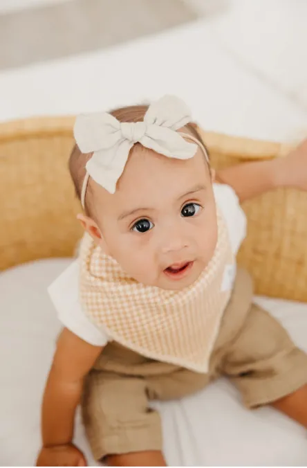 COPPER PEARL BANDANA BIB  |  EDEN