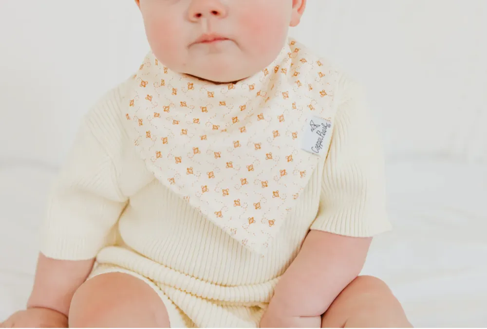 COPPER PEARL BANDANA BIB  |  EDEN