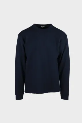 Cotton Longsleeve Thermal - Navy