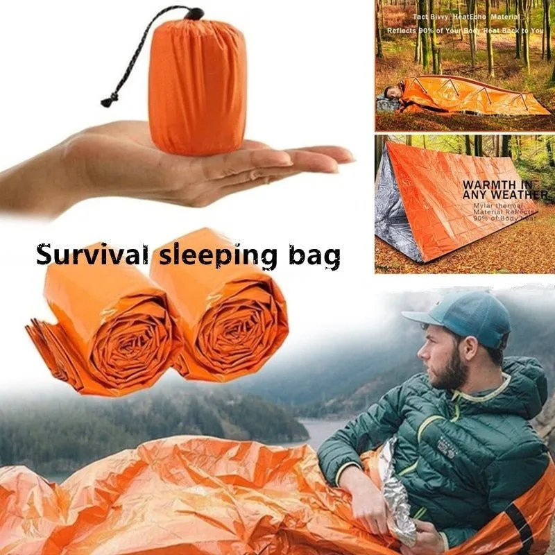 Couverture de survie en Mylar / sac de couche d'urgence imperméable Bivy bag