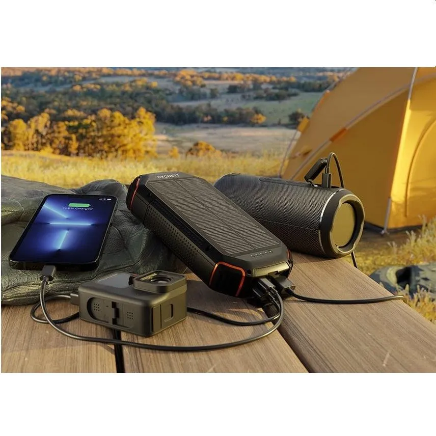 Cygnett ChargeUp Outback 20K Gen 2 Solar Power Bank Charger 20,000mAh