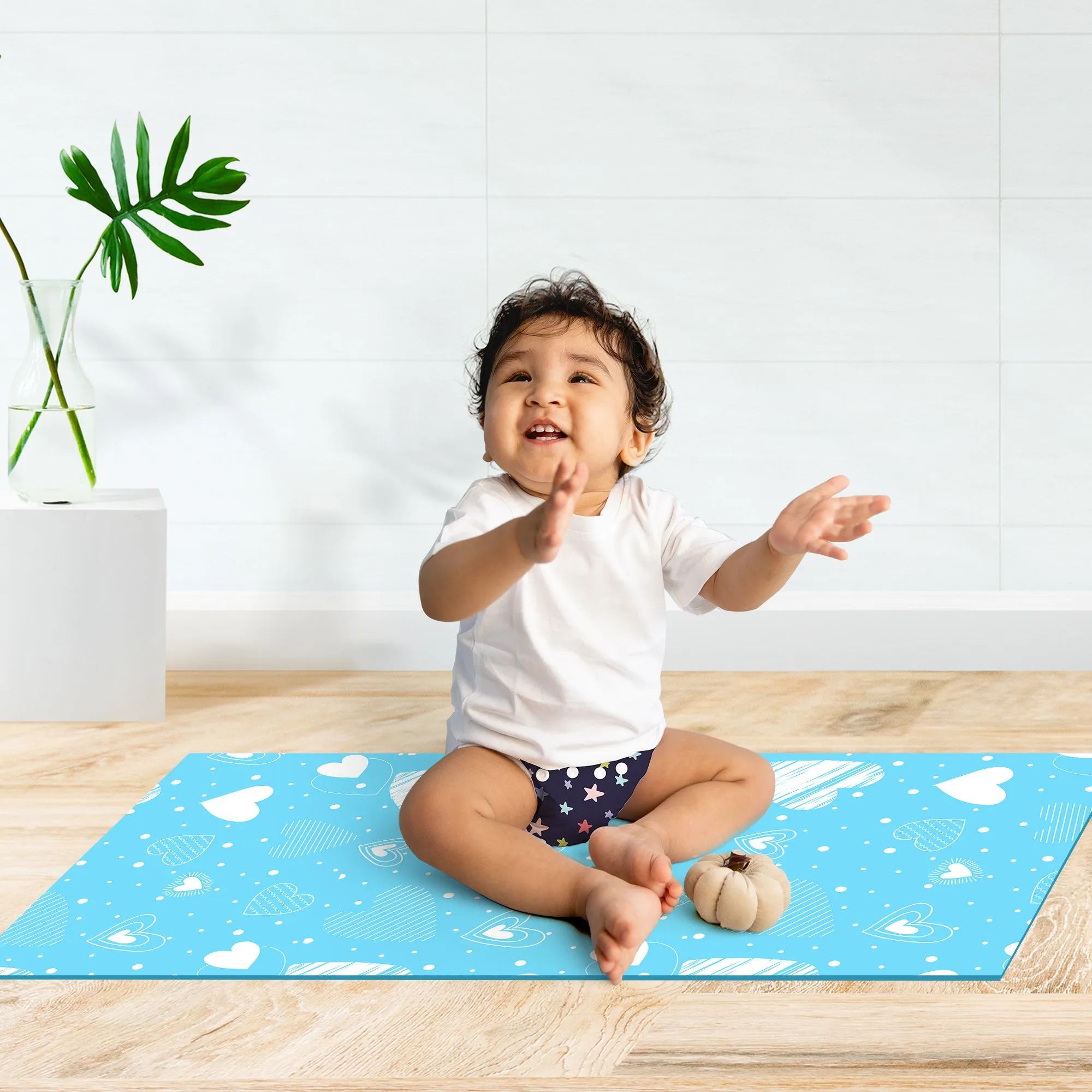 Diaper Changing Mat - Breezy Blue